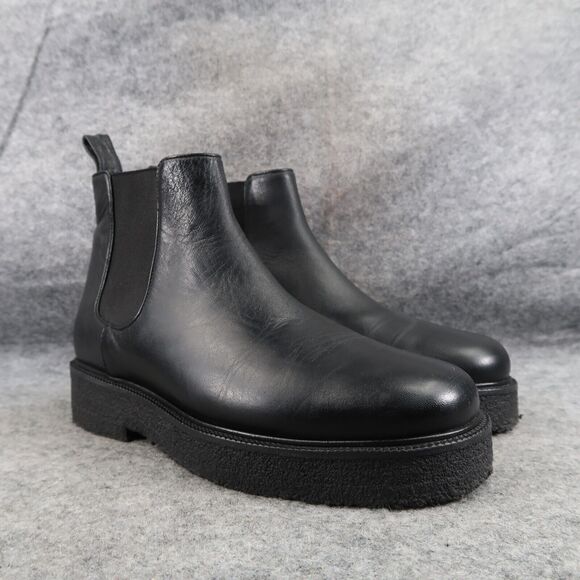 STAUD Shoes - Staud Shoes Womens 36 Boots Chelsea Palamino Leather Casual Platform Black Ankle